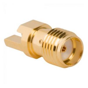 RF Connector SMA PCB End Launch Str Jk 50 Ohm Rnd Flange with Flats (Jack, Female) 